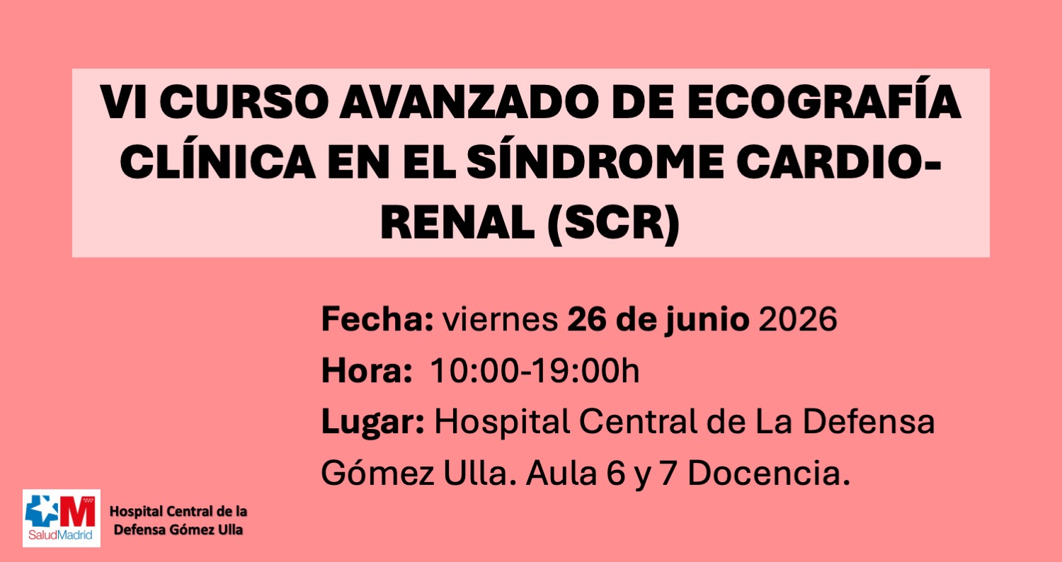 VI Curso avanzado de Ecografía Clínica en el Síndrome Cardio-Renal (SCR)